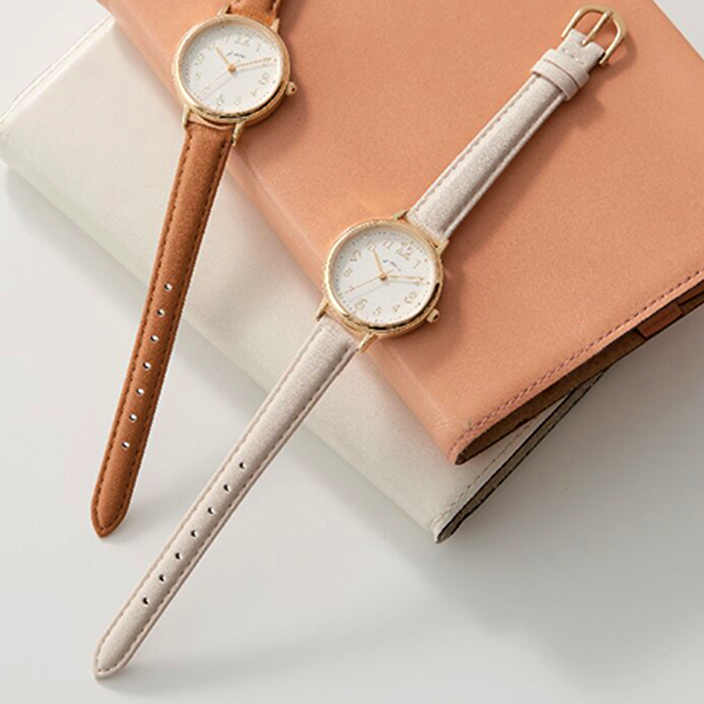 10気圧防水レディースリストウオッチ(アイボリー)