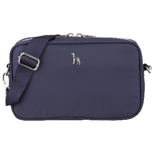 アダバット ヨコ型ショルダーバッグ(ネイビー)
