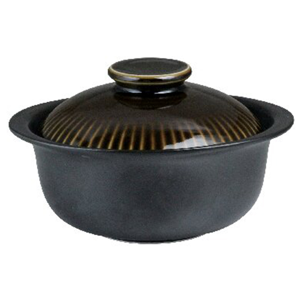 蓋付ラーメン鍋(アメ釉)