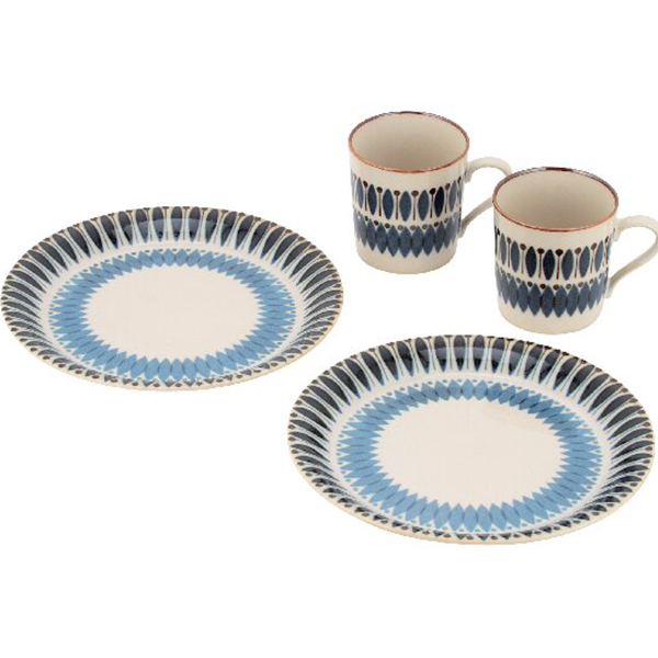 ジオメトリー ペアランチマグ・プレートセット