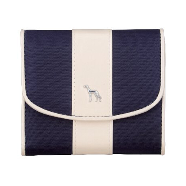 アダバット レディース三つ折財布(ネイビー)