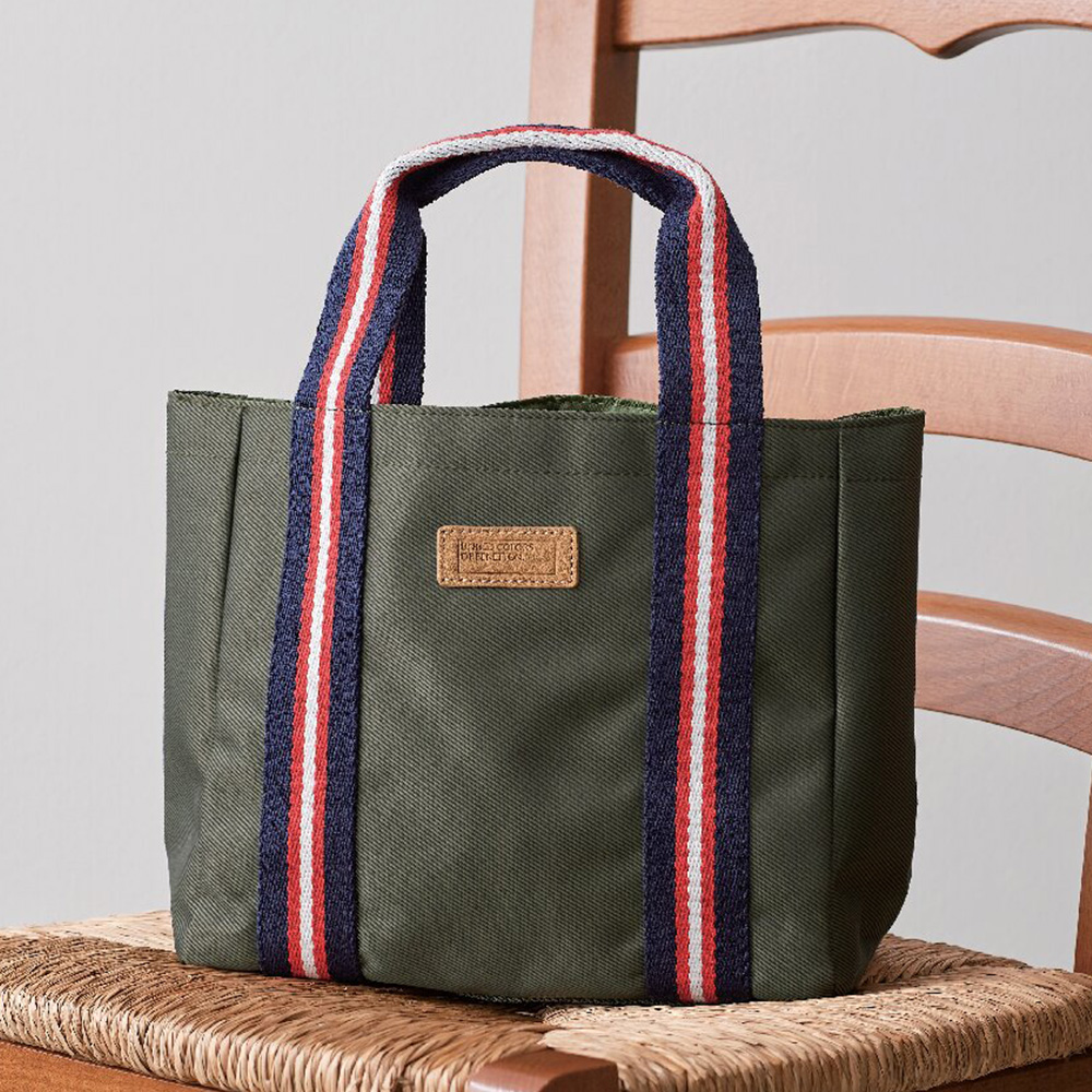 ベネトン メンズトートバッグ(カーキ)