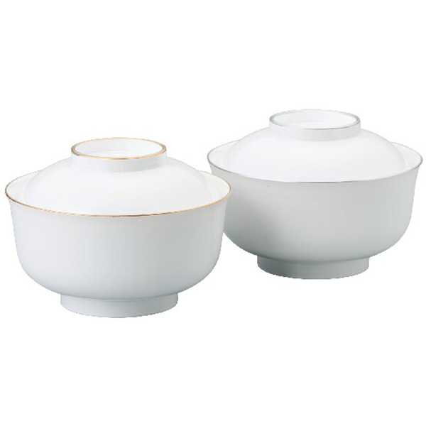 ペア渕金銀吸物椀