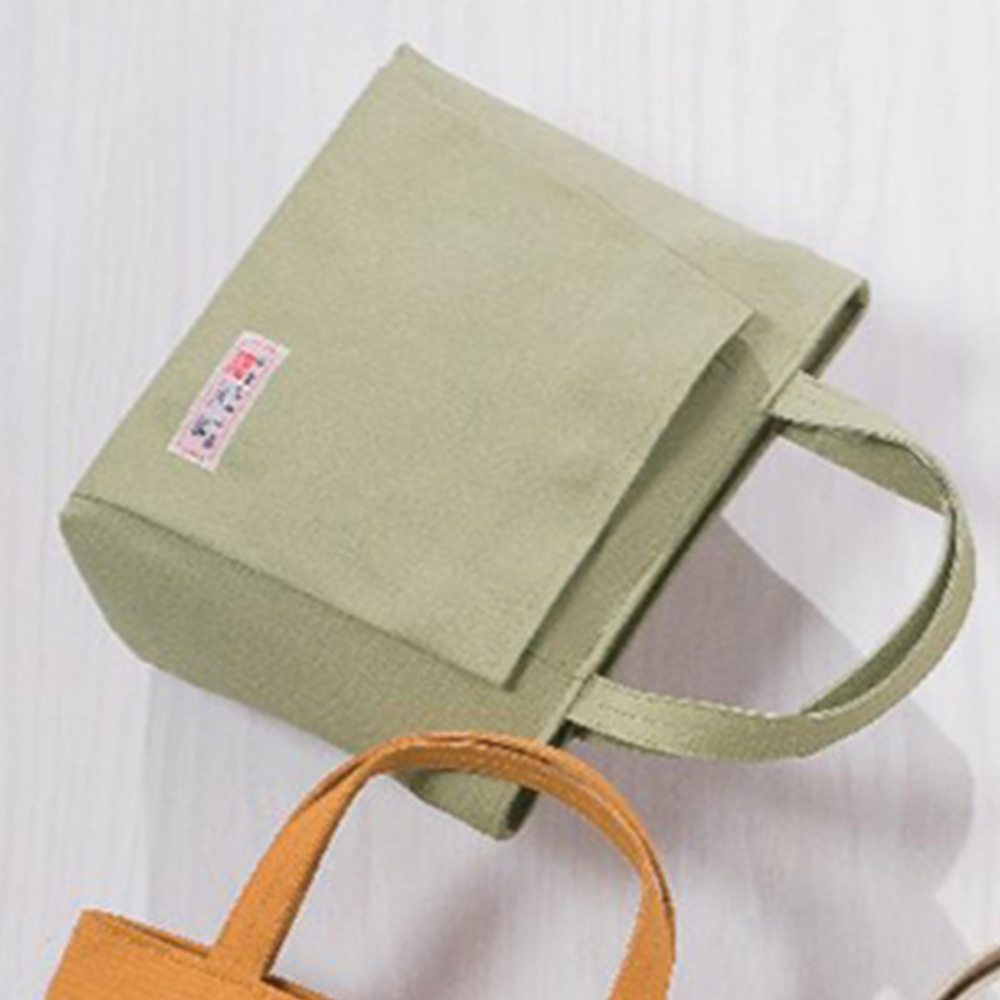 京都三昌 帆布 手提げバッグ(カーキ)