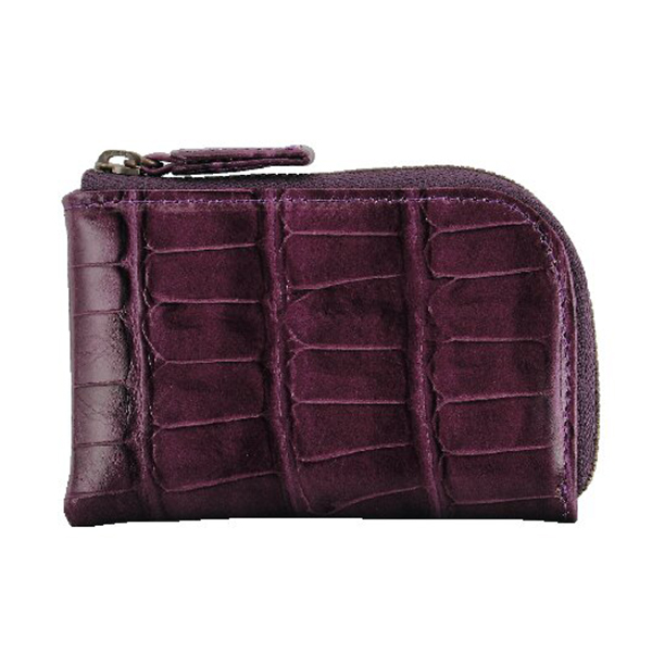 東京皮革服装 財布ミニ(パープル)