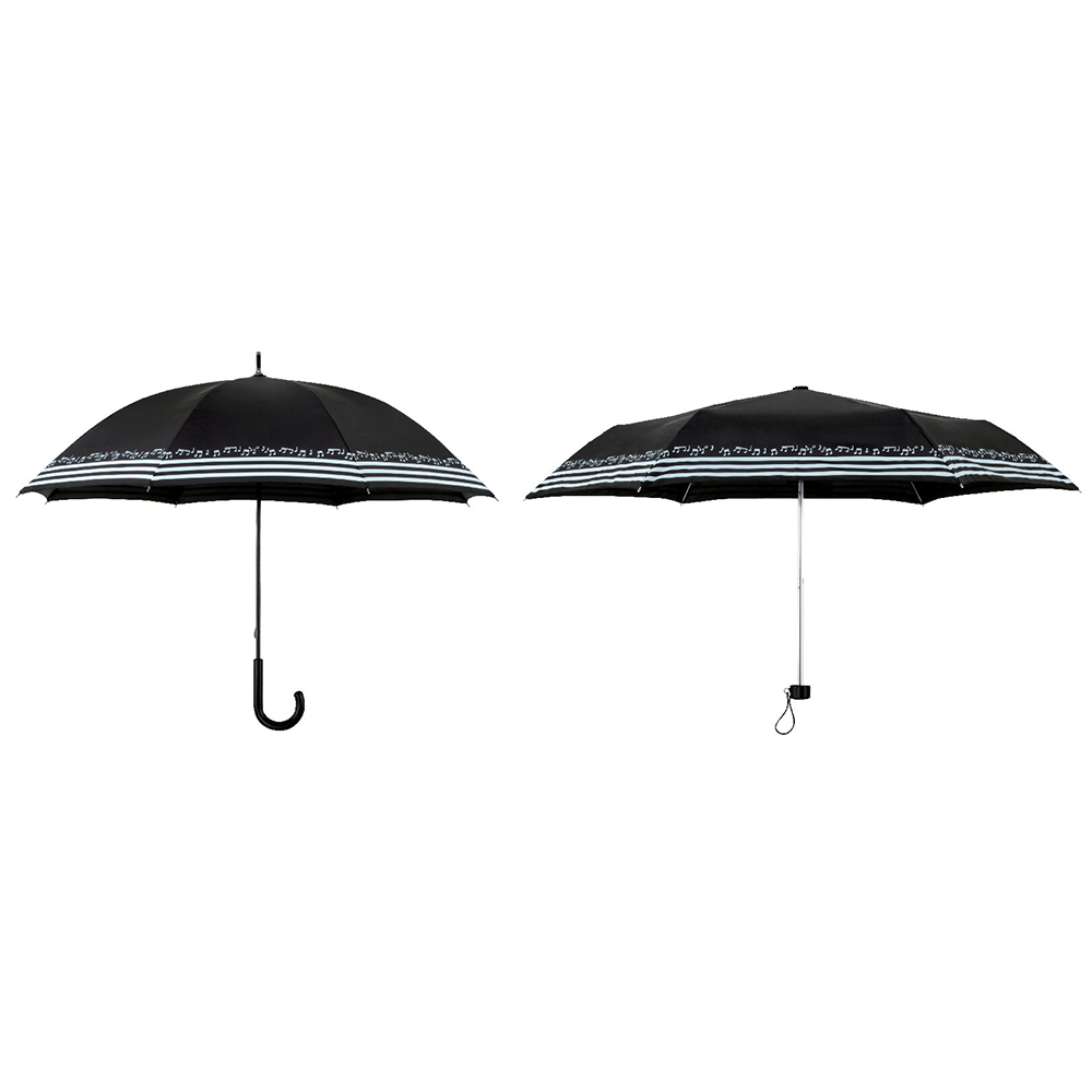 トゥジュール アンサンブル 晴雨兼用丸ミニ傘＆パラソル