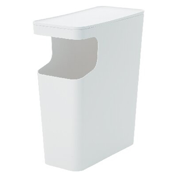 ダストボックス&サイドテｰブル　タワｰ(ホワイト)