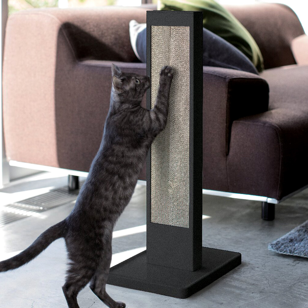 猫の爪とぎスタンド(ブラック)