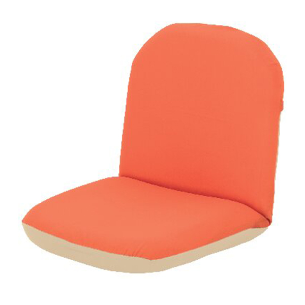 スモールリクライニング座椅子(オレンジ)