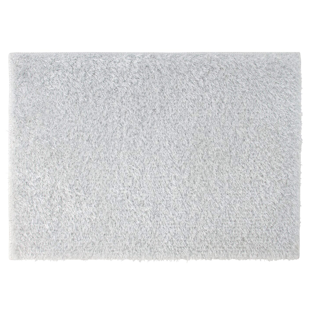 ロングパイルマット(ホワイト)