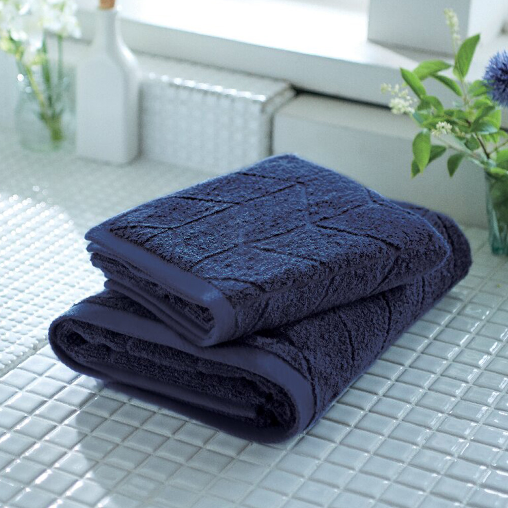 フェルガナコットン 今治タオルセット(ネイビー)