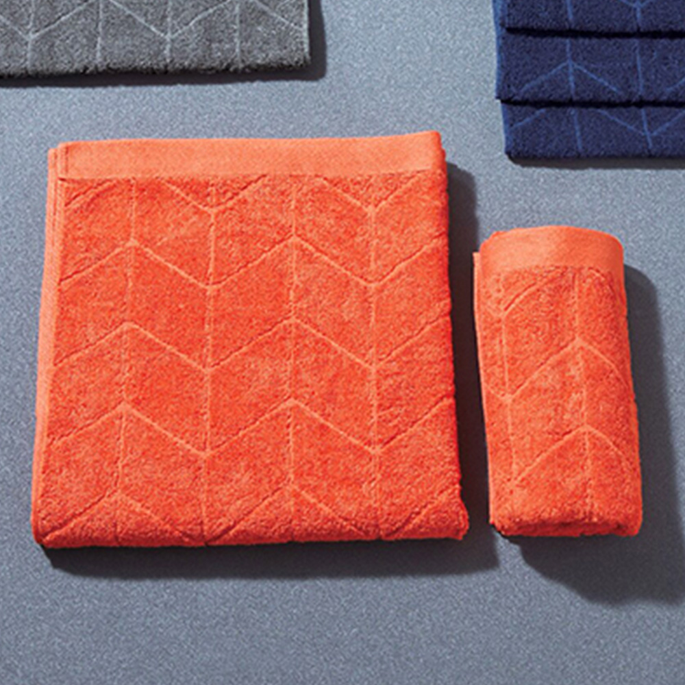 フェルガナコットン 今治タオルセット(オレンジ)