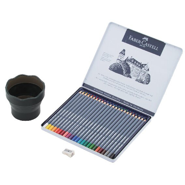 ファーバーカステル ゴールドファーバーアクア水彩色鉛筆24色・3点セット