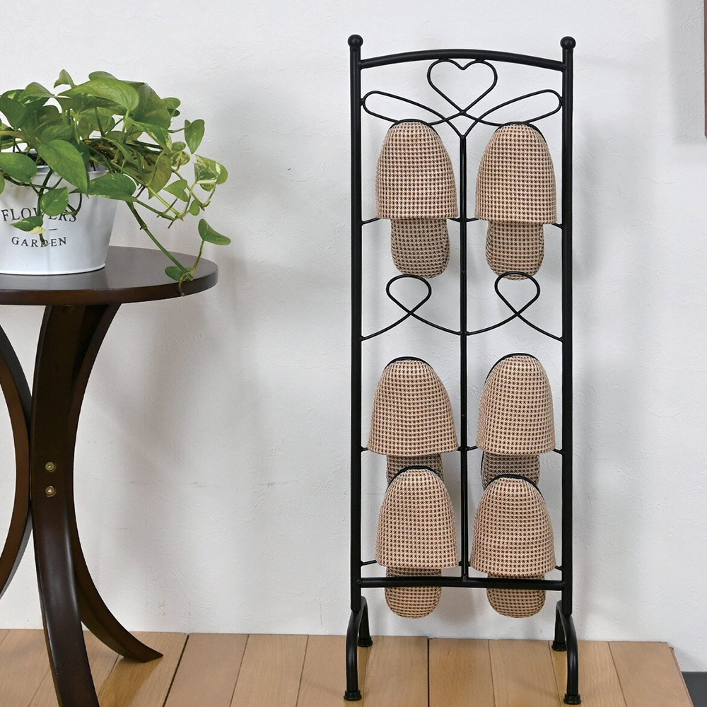 スリッパラック(ブラック)