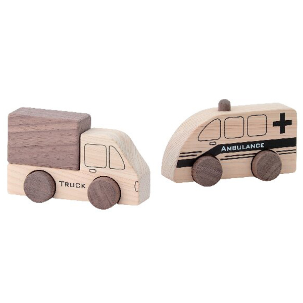 はたらく車トラック・救急車セット