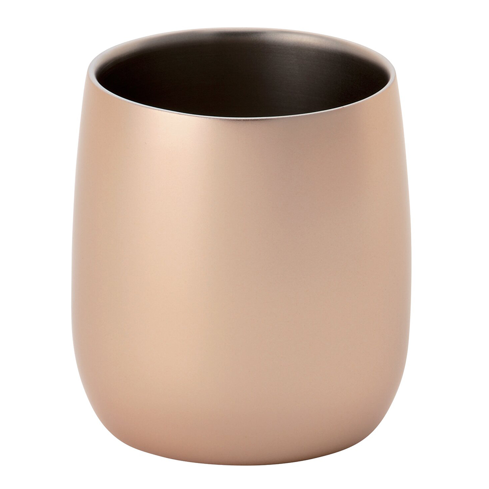 メイドインツバメ エレガンス フリータンブラー250ml(シャンパンゴールド色)