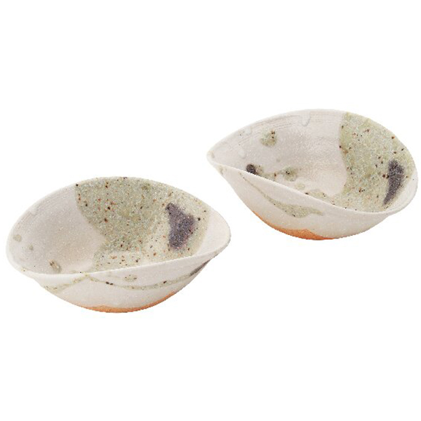 信楽焼 はんなり 錦雲たわみ鉢ペア