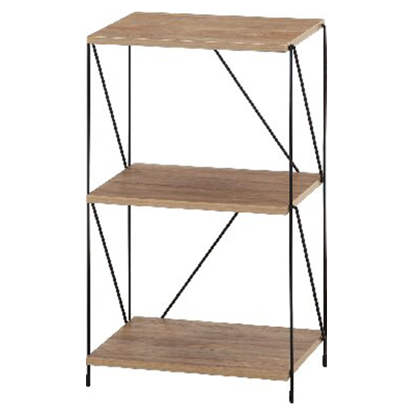 ワイヤーラック3段(ナチュラル)