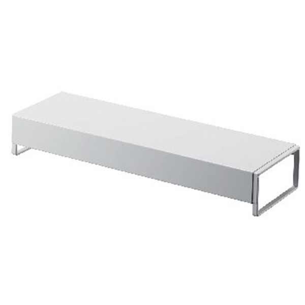 奥行ワイド棚付き伸縮排気口カバー(ホワイト)