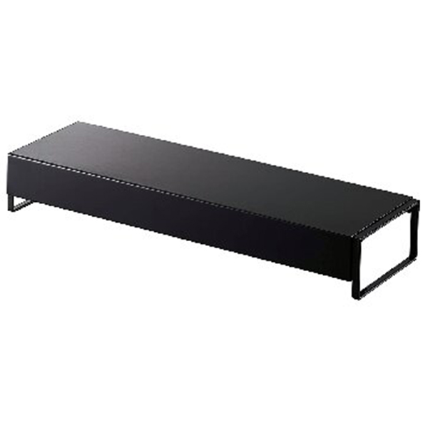 奥行ワイド棚付き伸縮排気口カバー(ブラック)