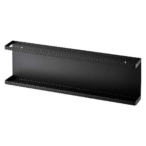 キッチンカウンター横収納ラック(ブラック)