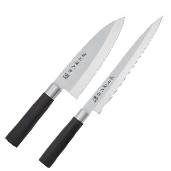 濃州孫六作 出刃・刺身包丁セット(和式丸柄)