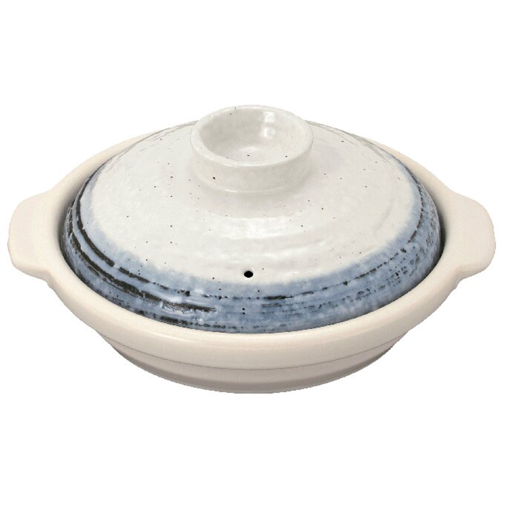 なごり雪土鍋23cm(白)