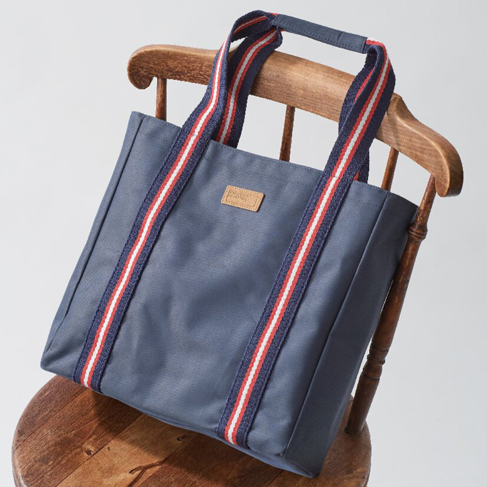 ベネトン トートバッグ(ネイビー)