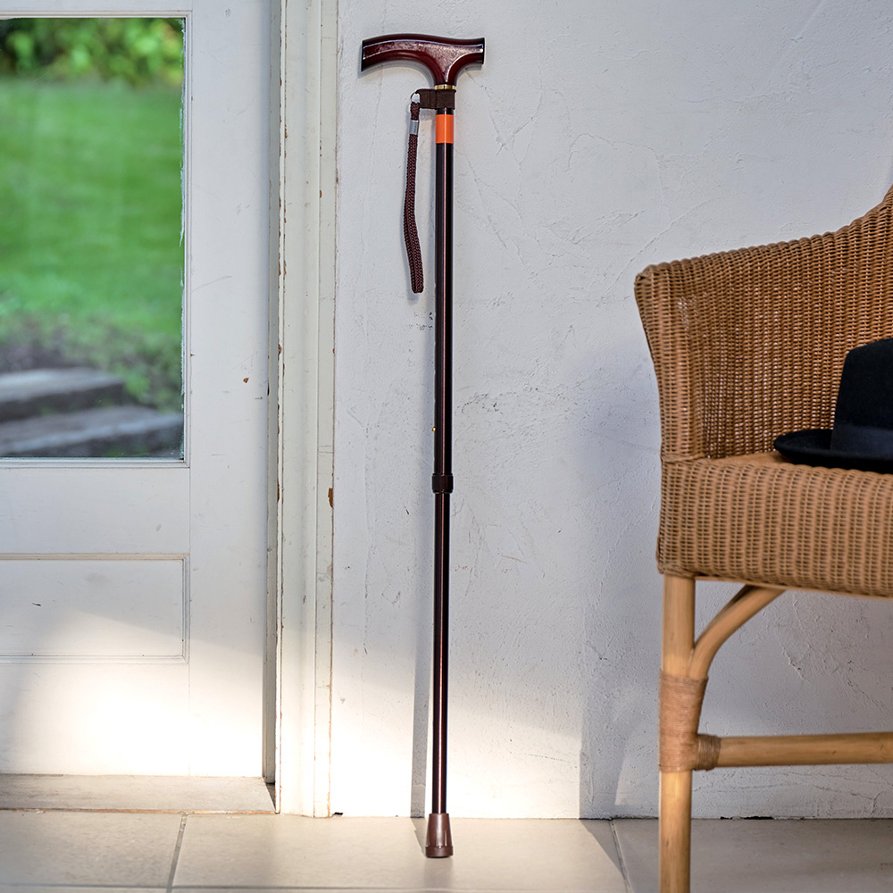 ピッチ杖(ブラウン)