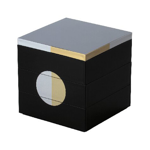 日月5.0三段重(黒)