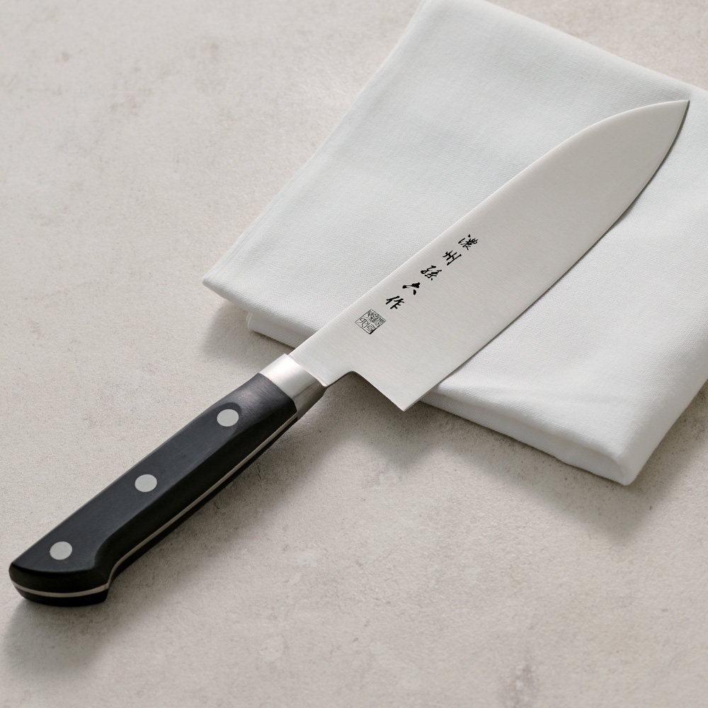 濃州孫六作 三徳包丁(シェフタイプ)