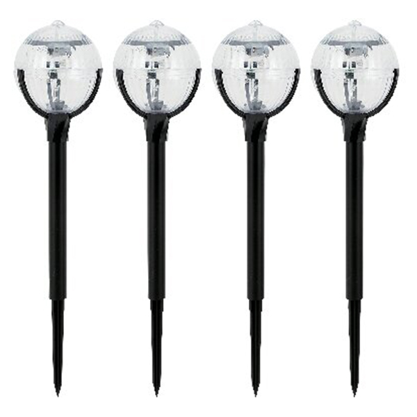 ソーラー式 イルミネーションガーデンライト(4個組)