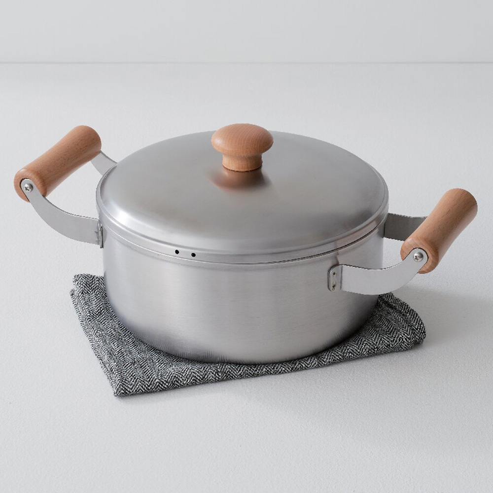 千歳 ステンレス製両手鍋(20cm)