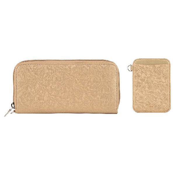 財布・パスケースセット(ゴールド色)