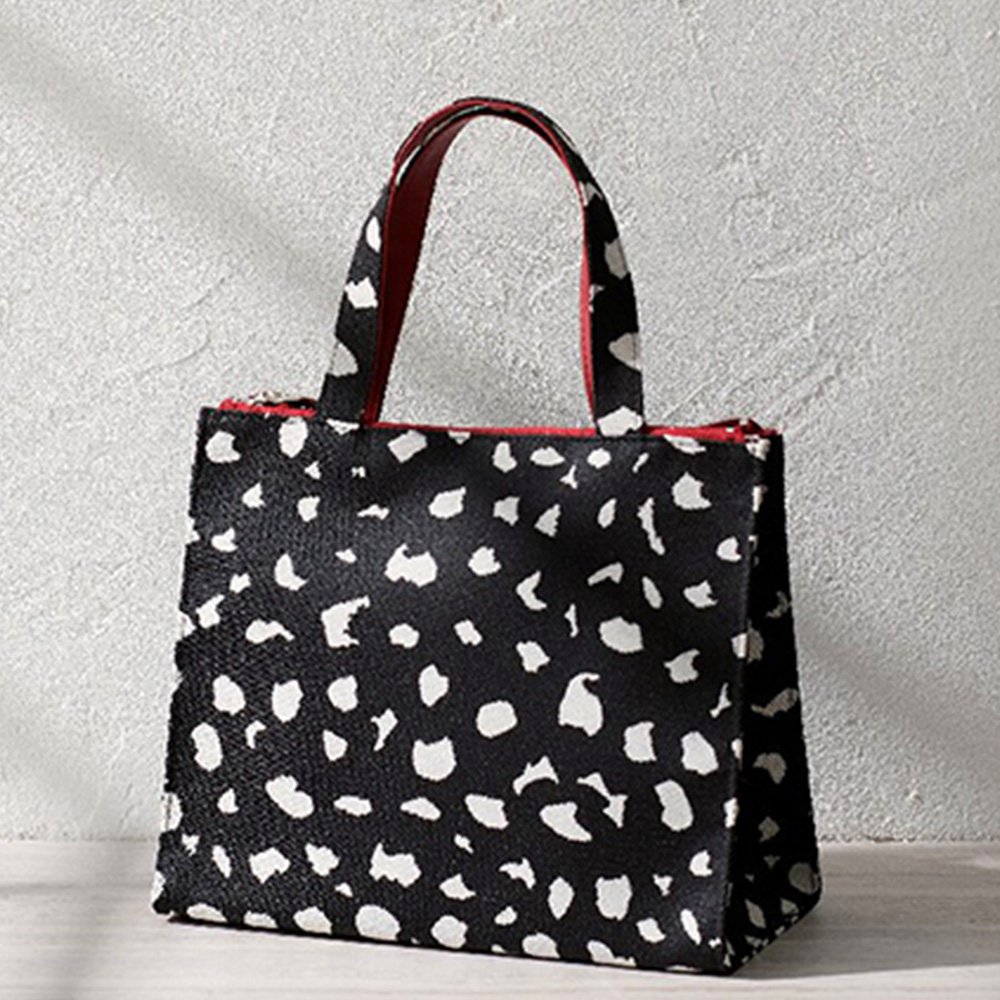 尾州織ジャカード手提げ