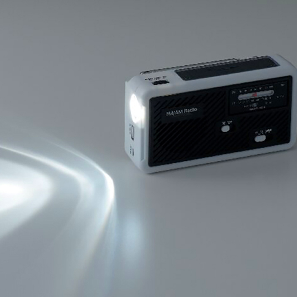 エレット 多機能スタミナラジオライト(ブラック)