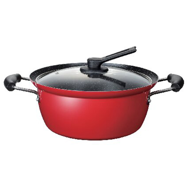 IH対応フチ付両手鍋26cm