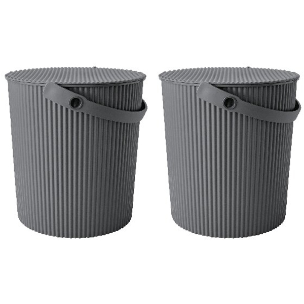 オムニウッティ バケツ2個セット(グレー)