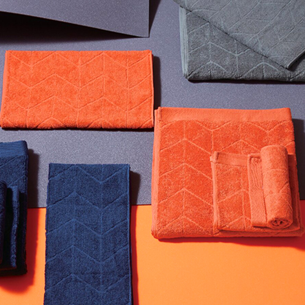 フェルガナコットン今治タオルセット(オレンジ)