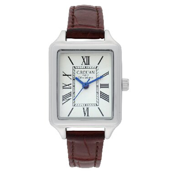 セ・ルアーン スクエアレディースウオッチ(ブラウン)