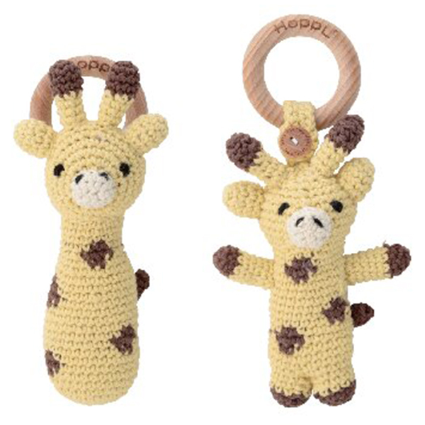 ホップル アミマルズ マスコット・ラトルセット(ジラフ)