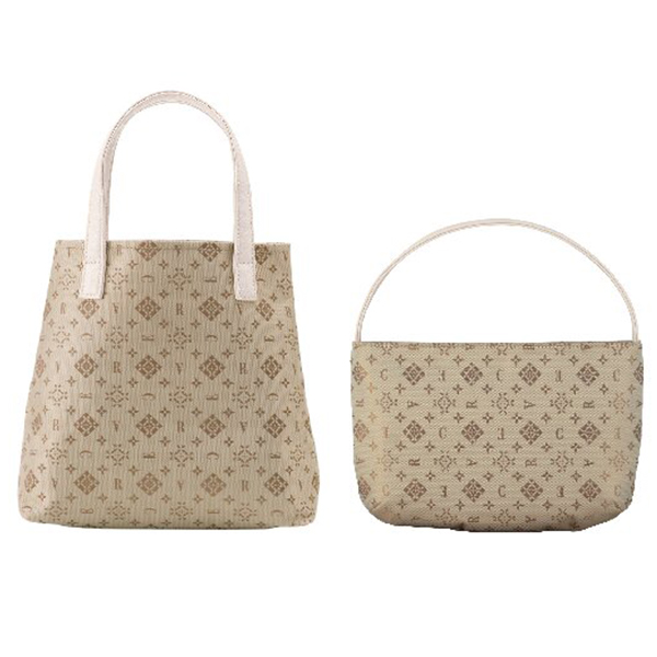 クレアトラベラー バックインポーチ＆ミニトート(ゴールド色)