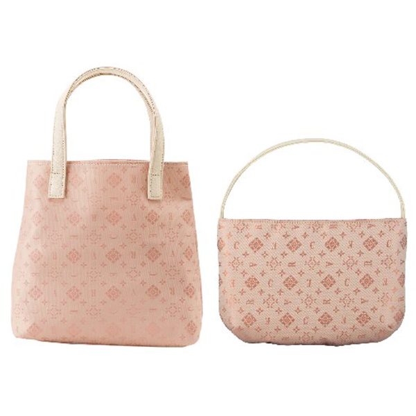 クレアトラベラー バックインポーチ＆ミニトート(ピンク)