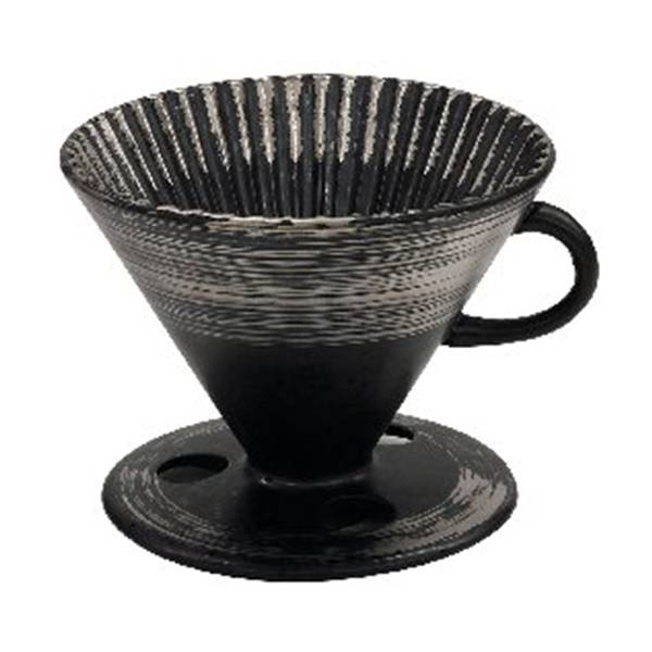 有田焼 台付ドリッパー(銀色)