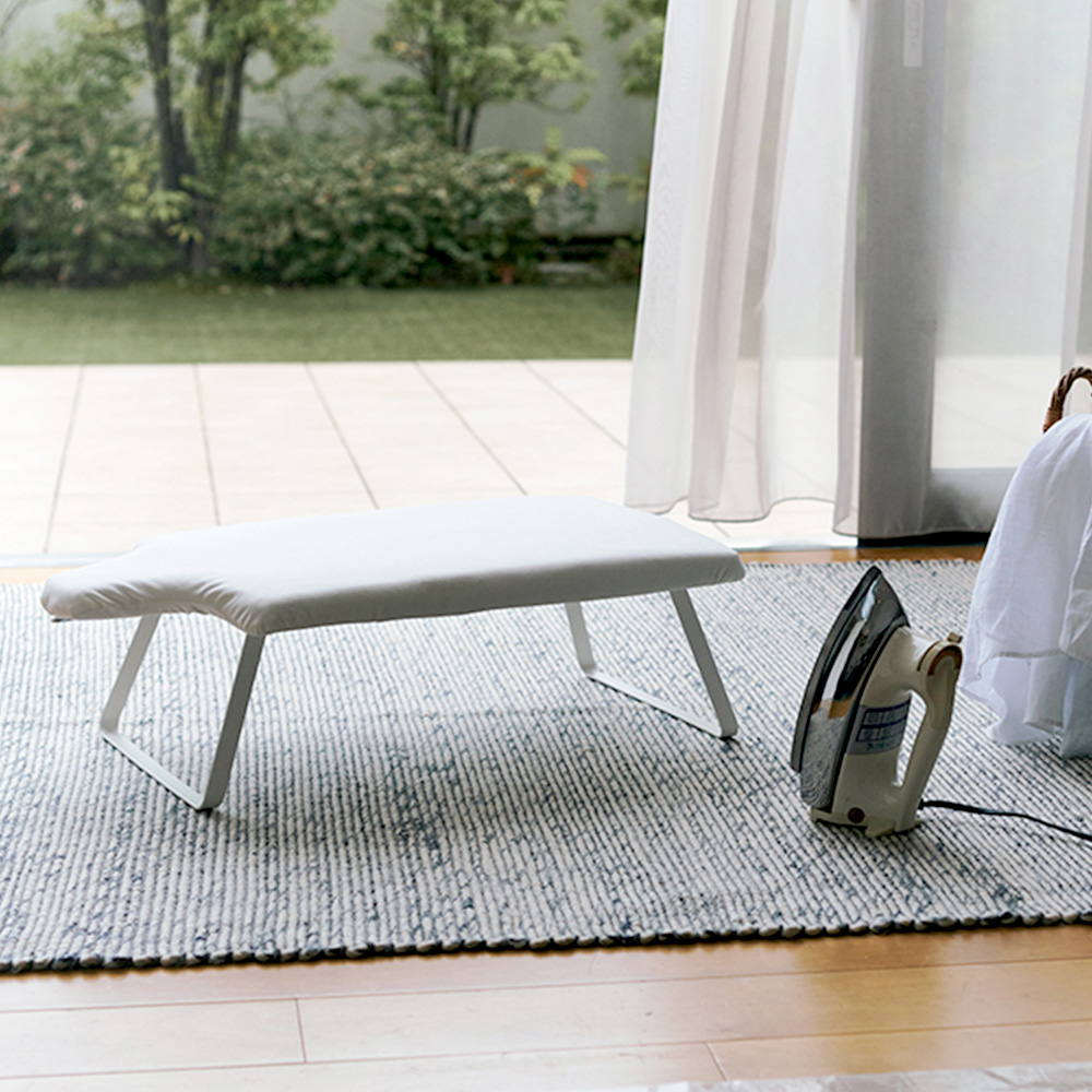 人体型スチールメッシュアイロン台(ホワイト)