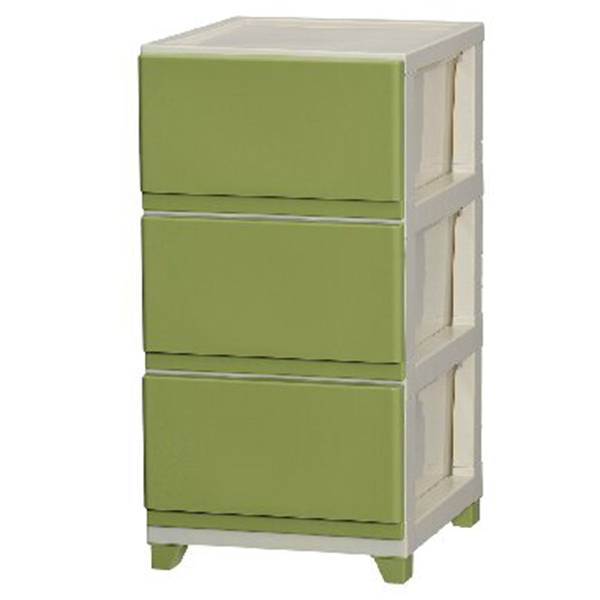 デコニーチェスト 3段(グリーン)