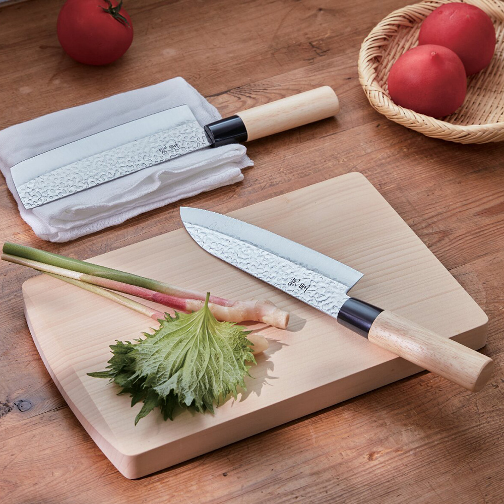 暁里 古流三徳・菜切包丁セット