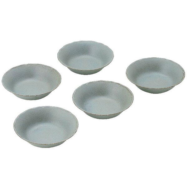 サラダボウル5枚組(モスグレイ)