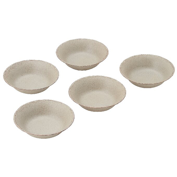 サラダボウル5枚組(ベージュ)