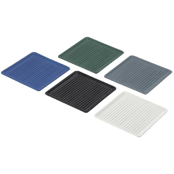 色変り パン皿5枚組